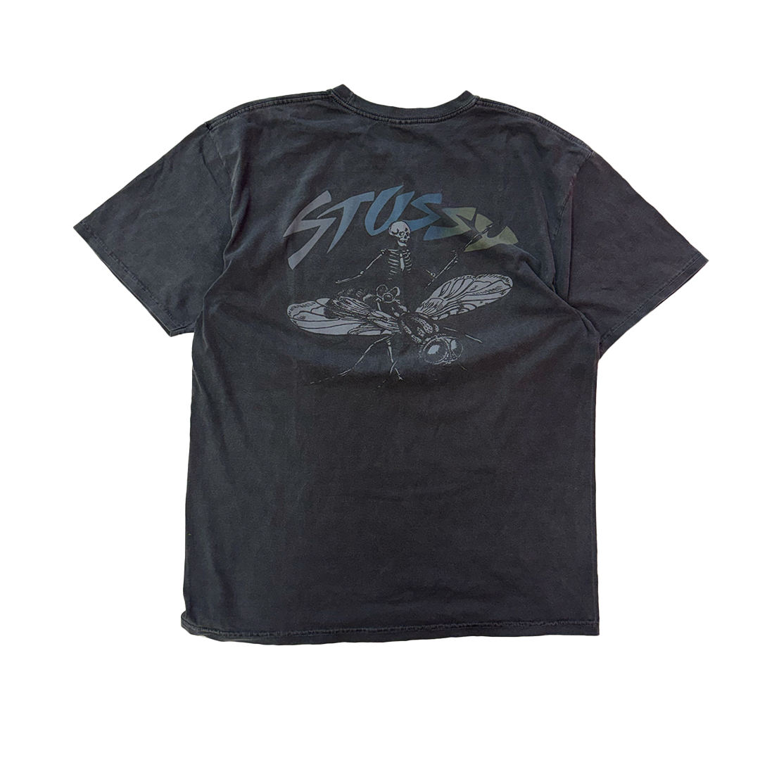 Stussy Faded Fly Black Tee (L)