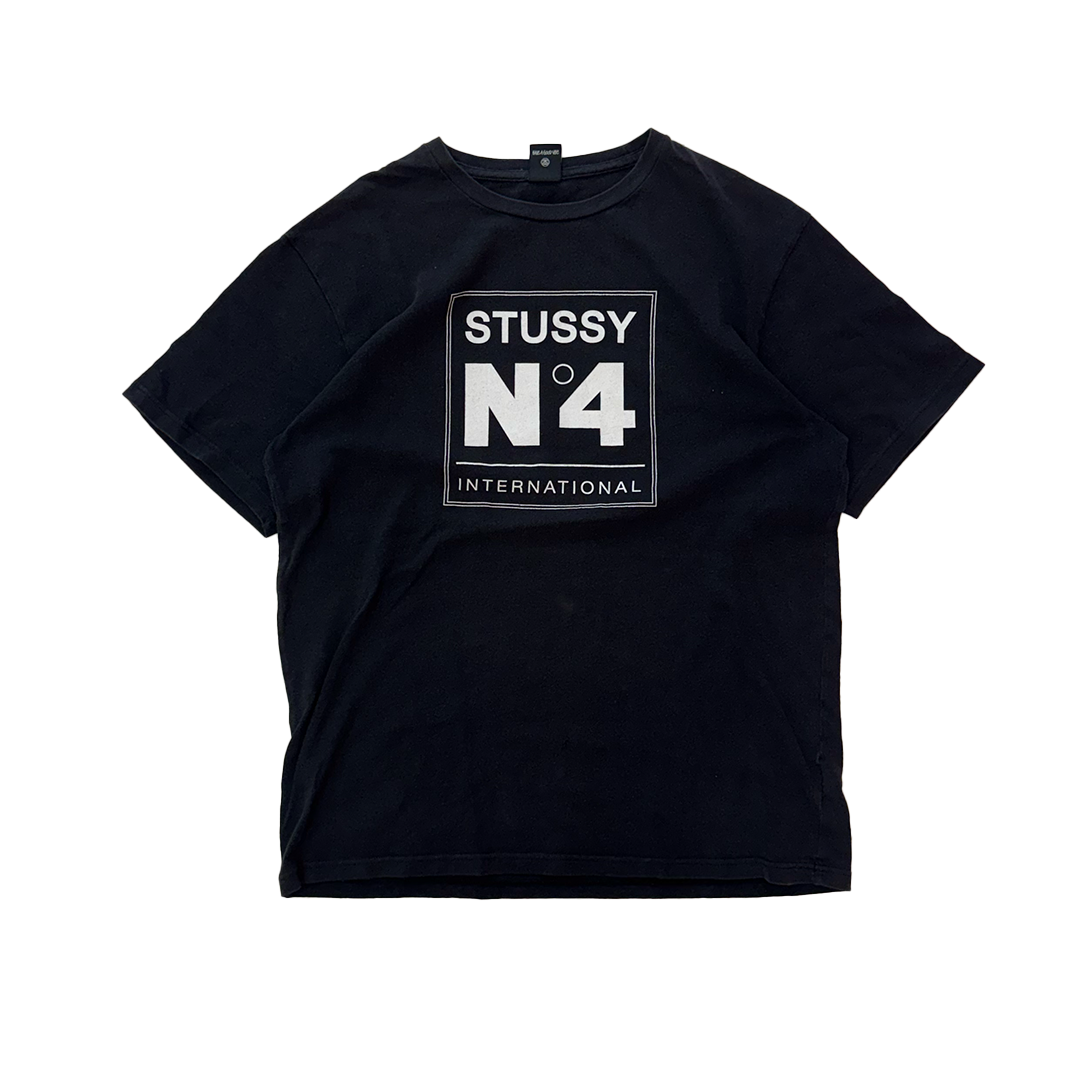 Stussy N°4 Black Tee (L)