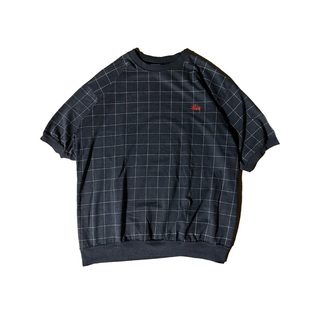 Stussy Checkered Black Tee (L)