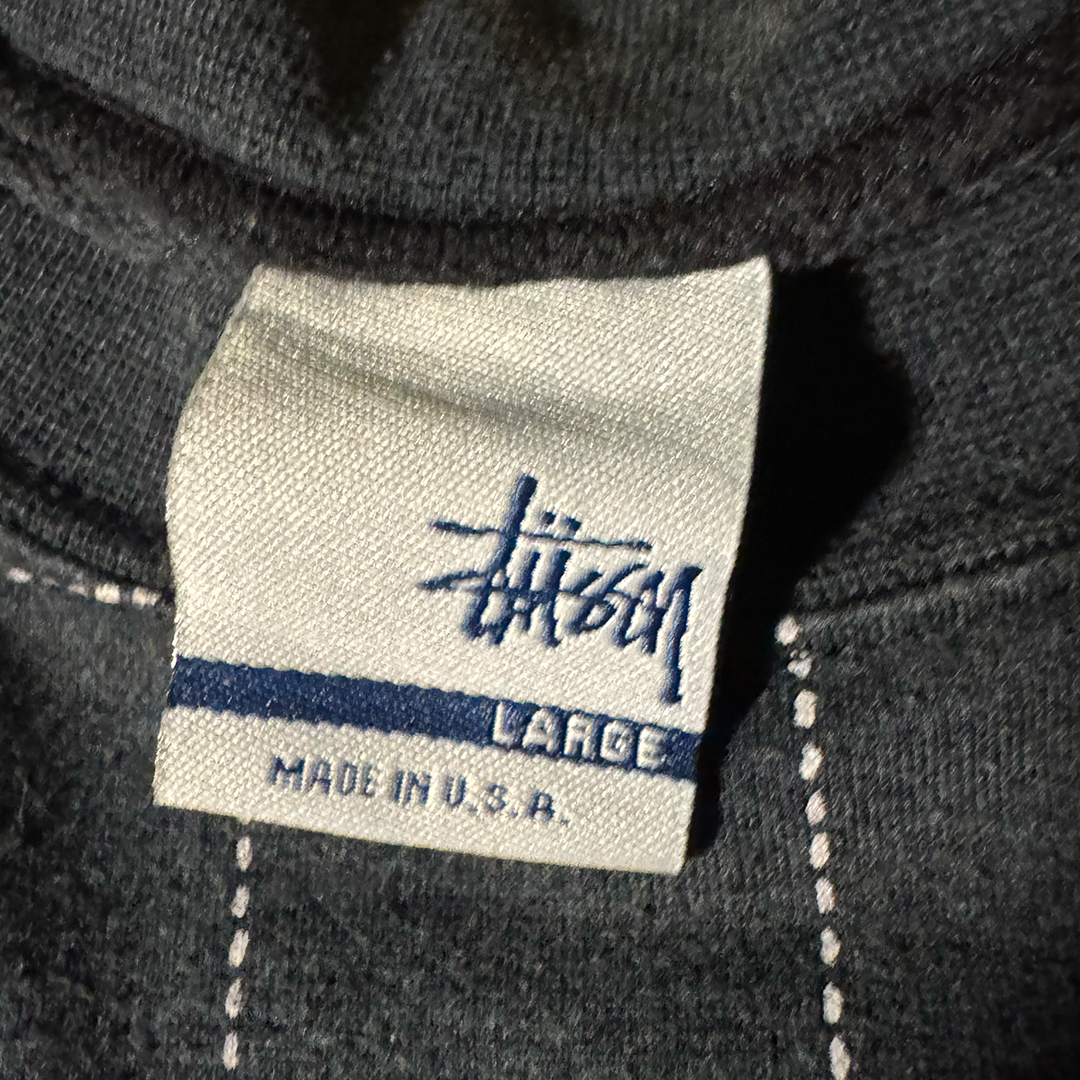 Stussy Checkered Black Tee (L)