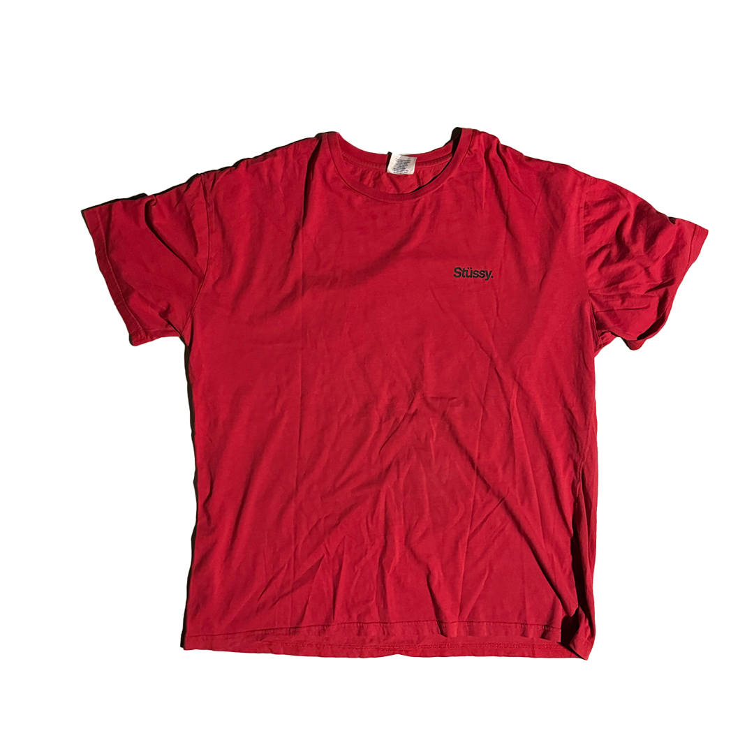 Stussy World Tour Red Tee (XXL)