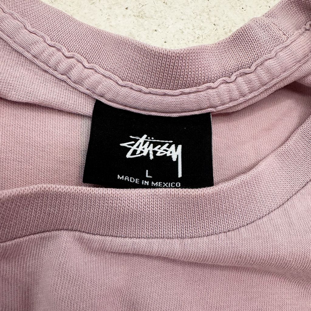 Stussy The Tide Is High Pink Tee (L)