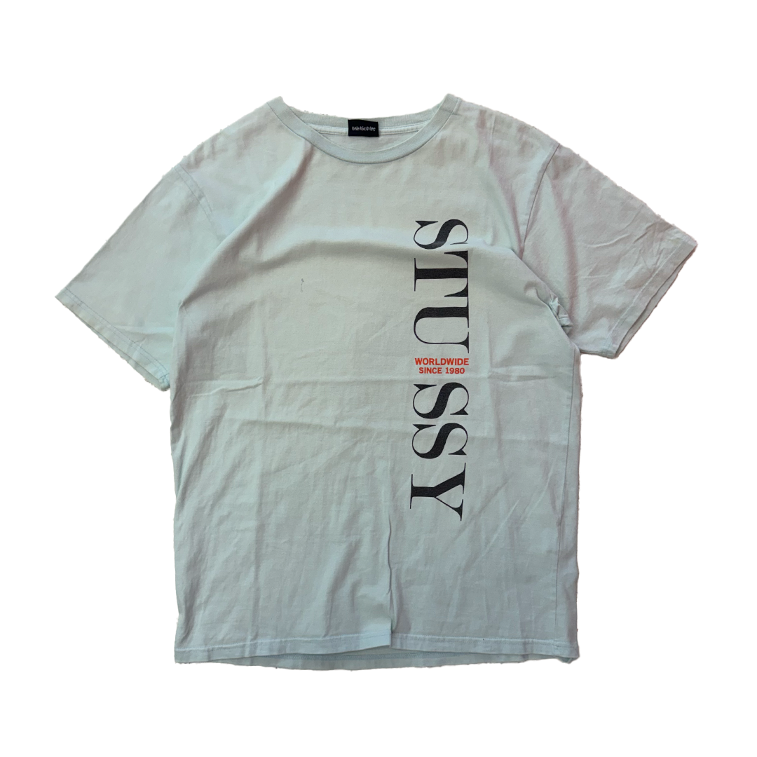 Stussy Side Print Blue Tee (M)