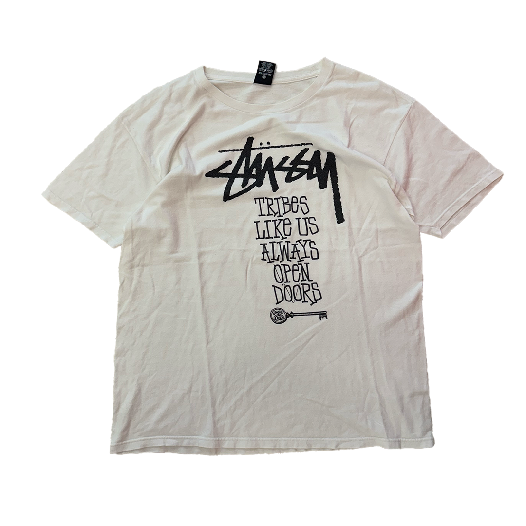 Stussy Tribes Like Us White Tee (L)