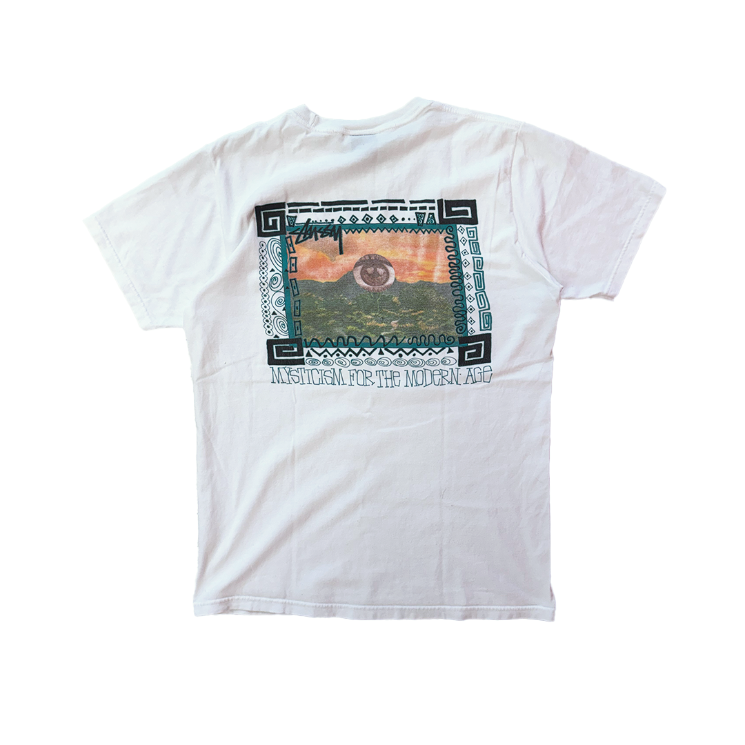 Stussy Mysticism For The Modern Age White Tee (M)