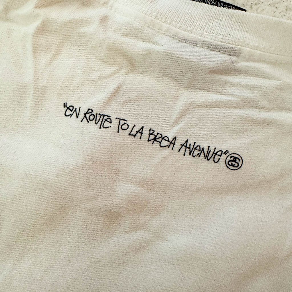 Stussy LA Brea Avenue White Tee (L)