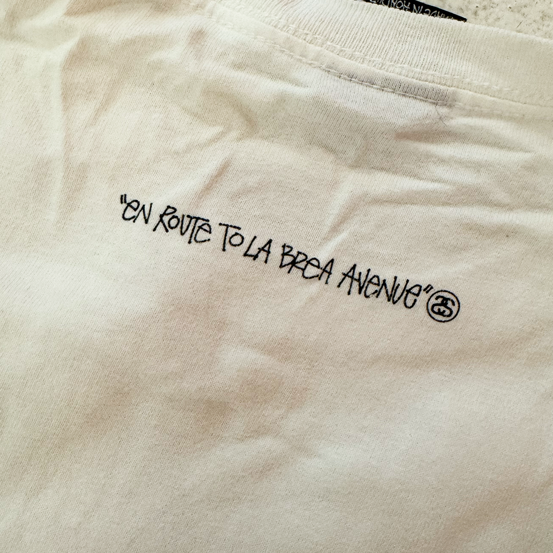 Stussy LA Brea Avenue White Tee (L)