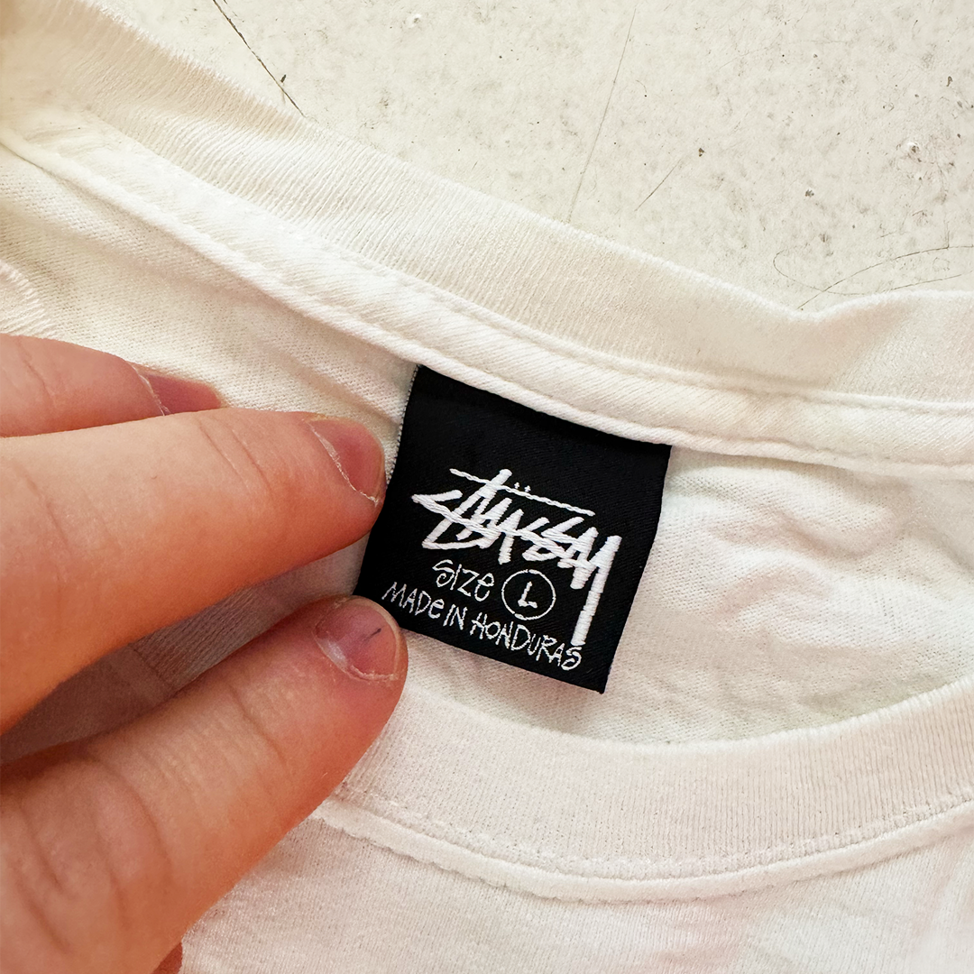 Stussy LA Brea Avenue White Tee (L)
