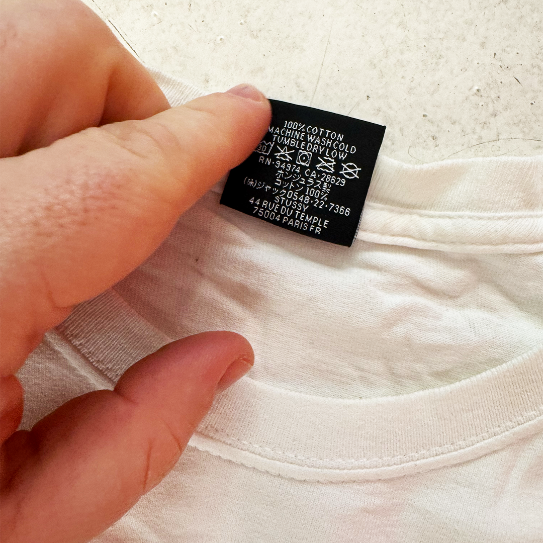 Stussy LA Brea Avenue White Tee (L)