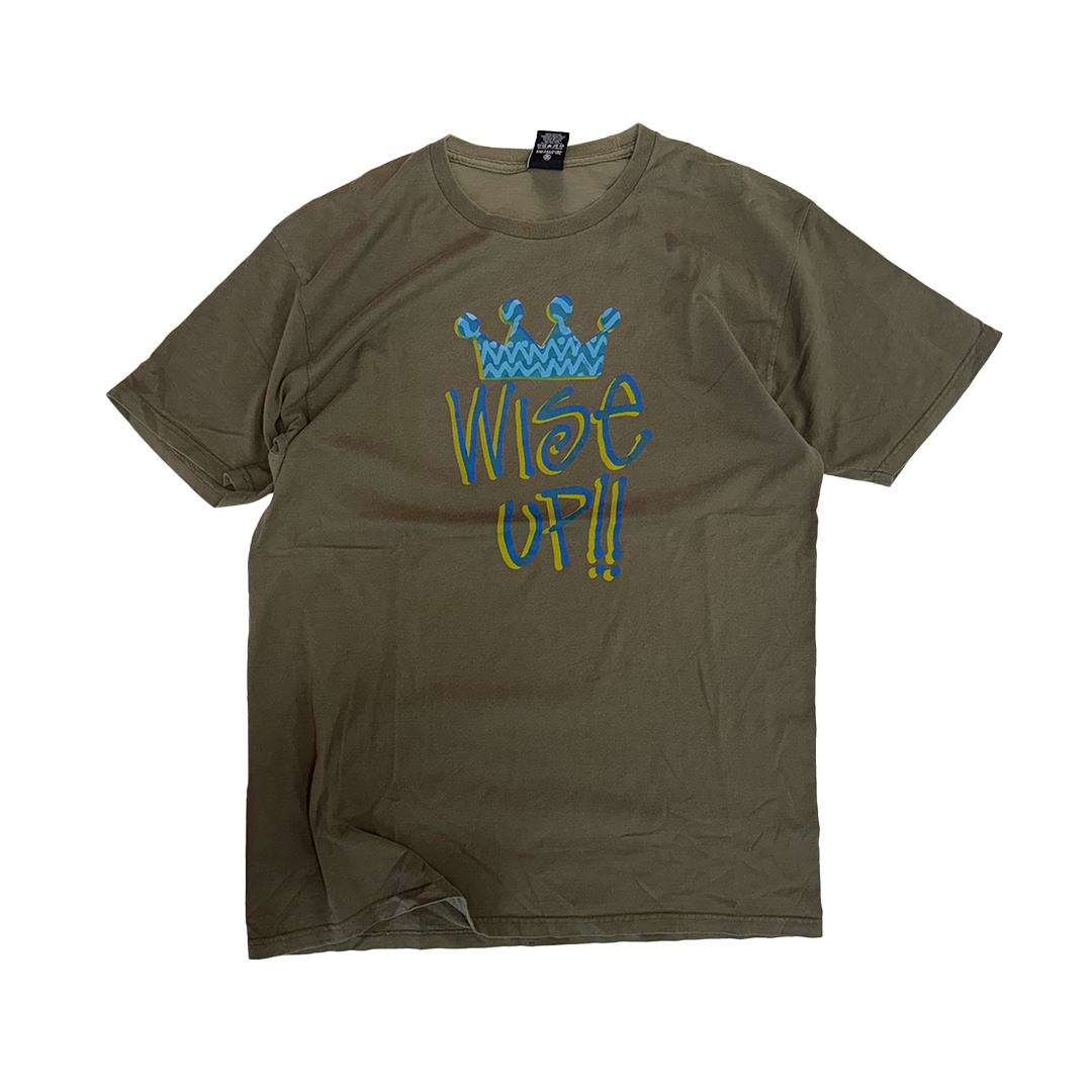 Stussy Wise Up Khaki Tee (L)