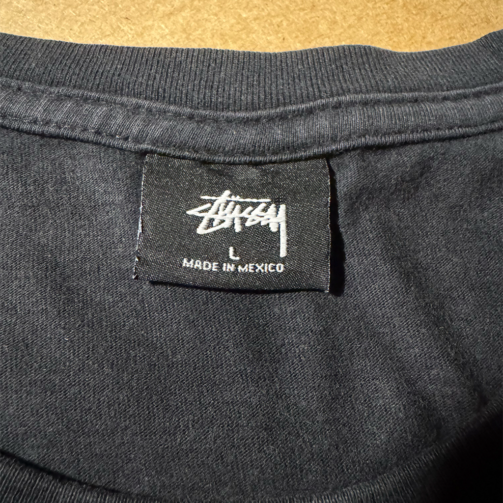 Stussy World Tour Black Tee (L)