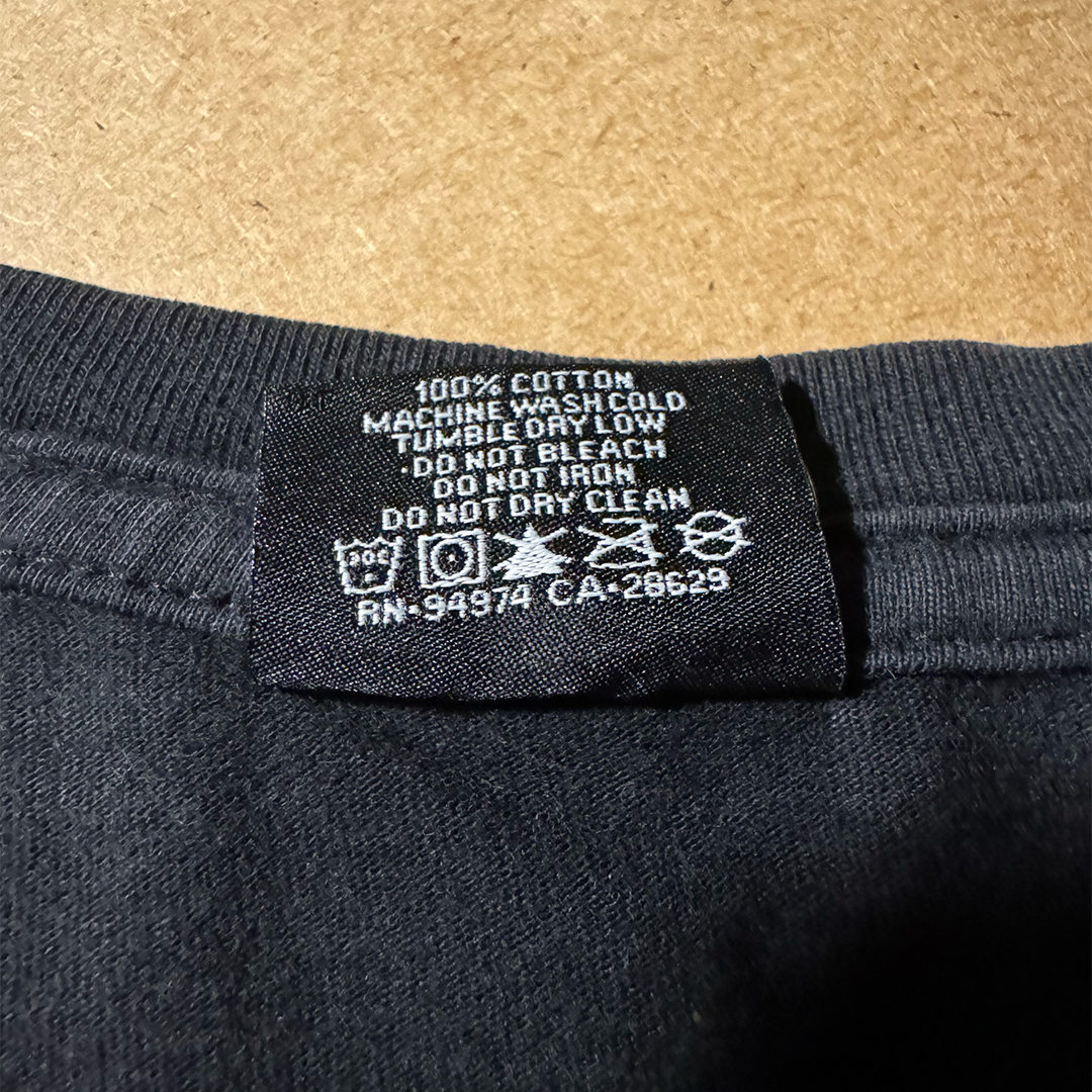 Stussy World Tour Black Tee (L)