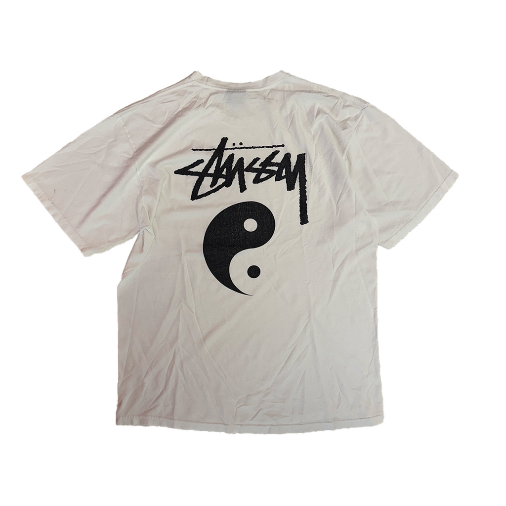 Stussy Yin Yang White Tee (XL)