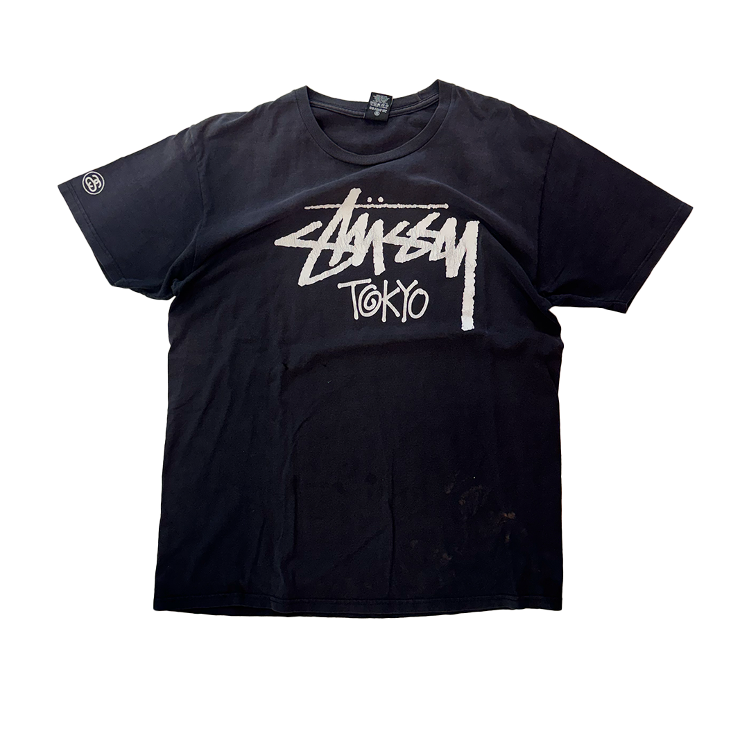 Stussy Tokyo Black Tee (L)