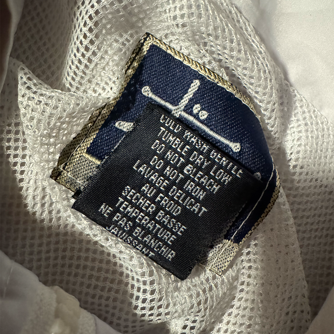 Stussy Mini-Logo Nylon Polyester White Jacket (L)