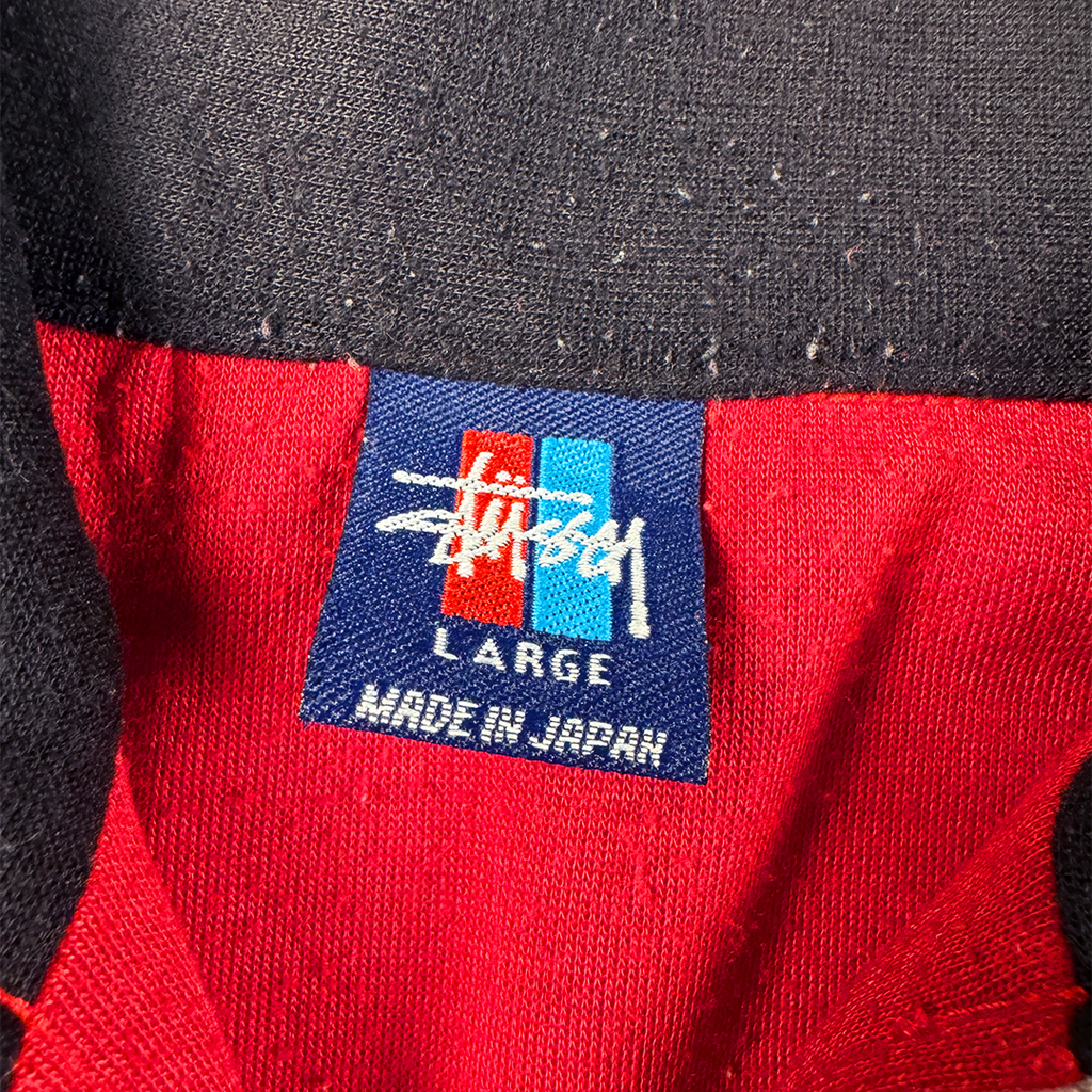 Stussy Vintage Made in Japan Red Track Jacket (L)