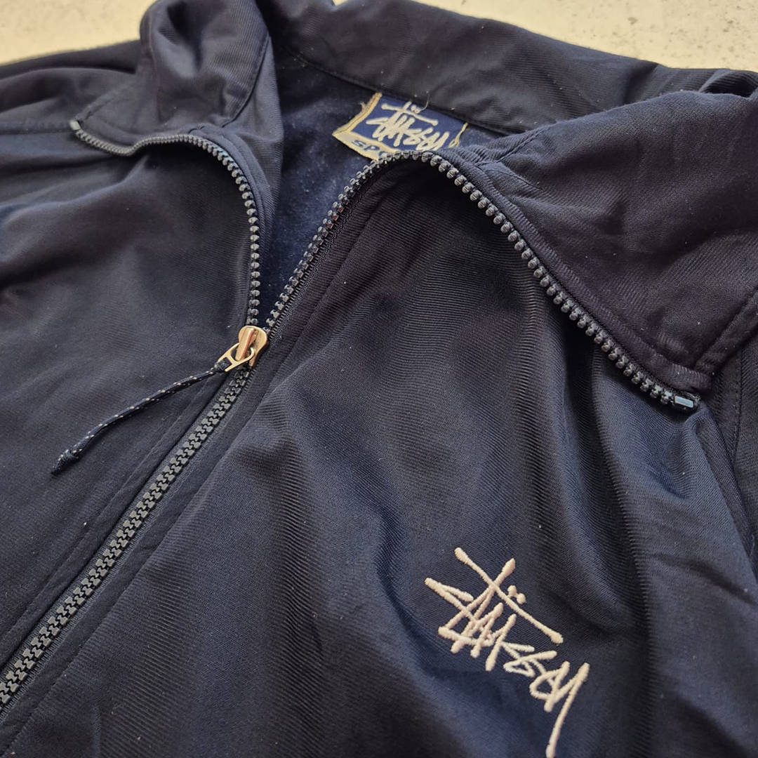 Stussy Sport Vintage Blue Track Jacket