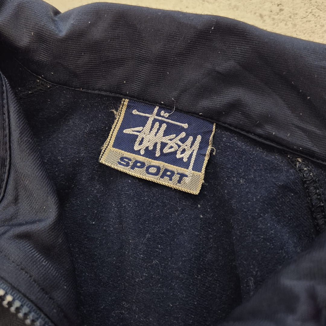 Stussy Sport Vintage Blue Track Jacket