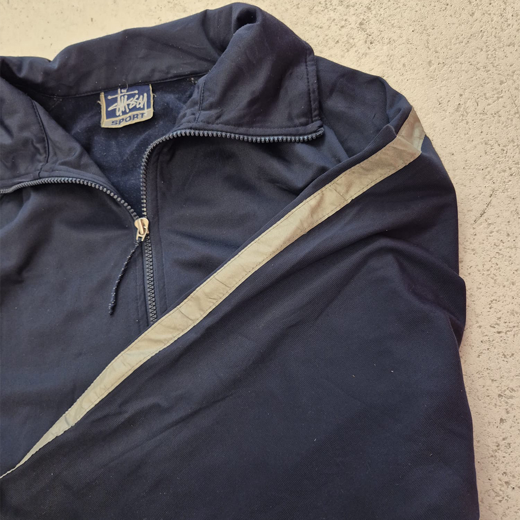 Stussy Sport Vintage Blue Track Jacket
