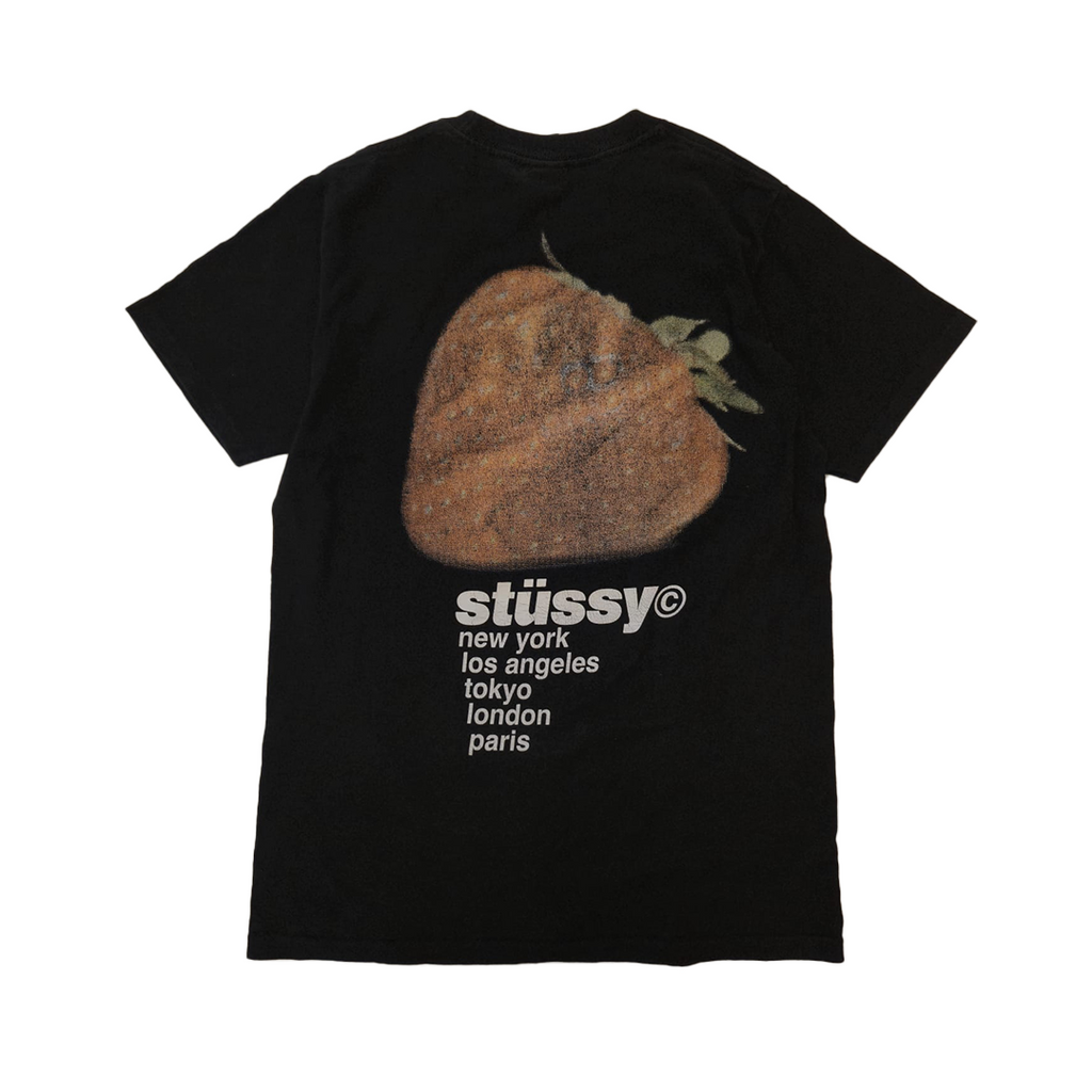 Stussy Strawberry Black Tee (M)
