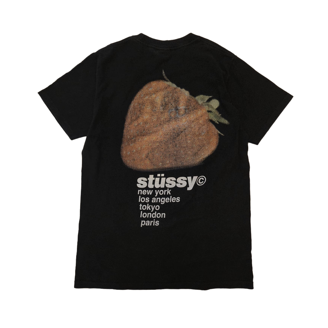 Stussy Strawberry Black Tee (M)