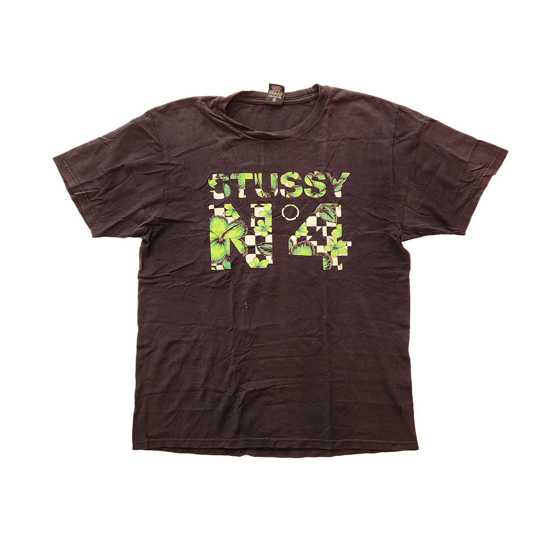 Stussy N°4 Black Tee (M)
