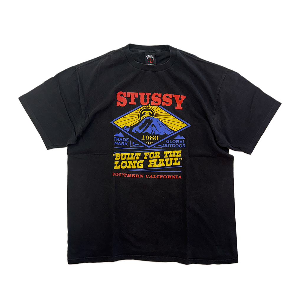 Stussy "Built For The Long Haul" Black Tee (L)