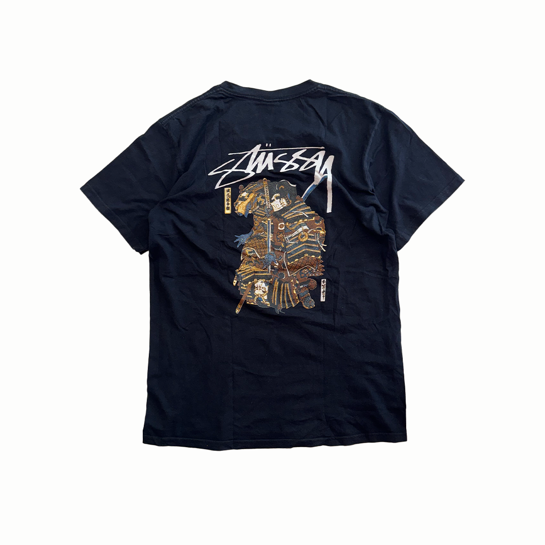 Stussy Samourai Black Tee (L)