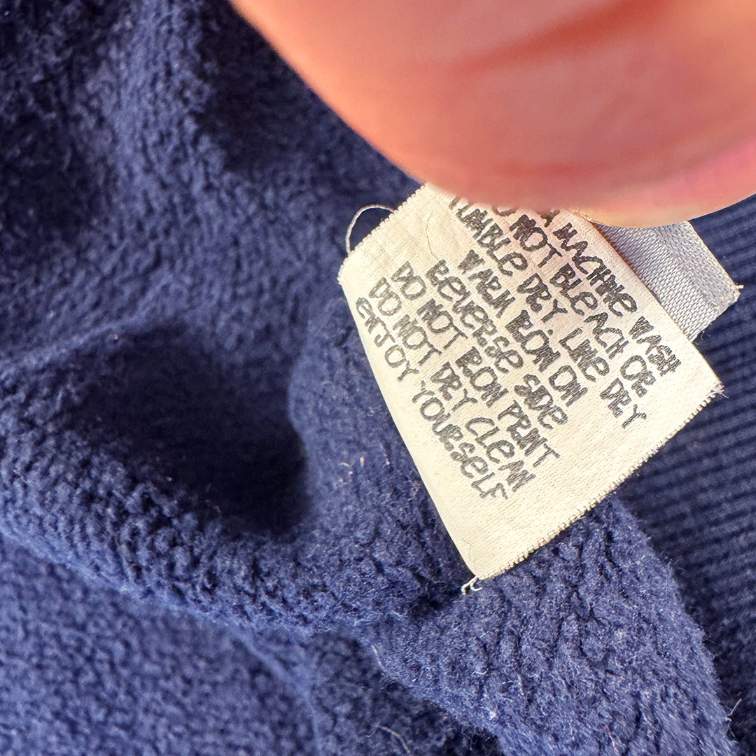 Stussy Velvet Logo Grey Hoodie (L)