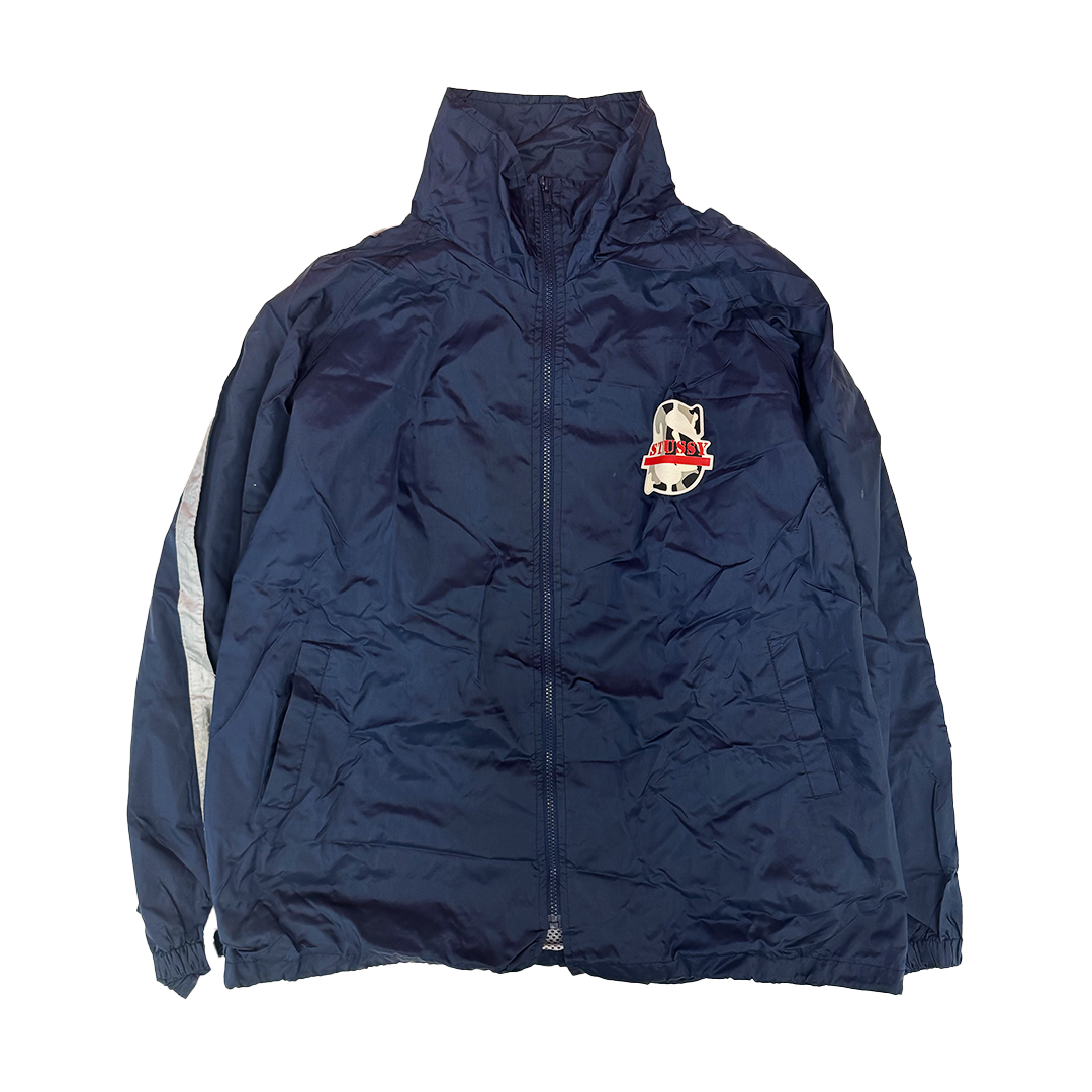 Stussy Vintage Made in USA Black Track Jacket (L)