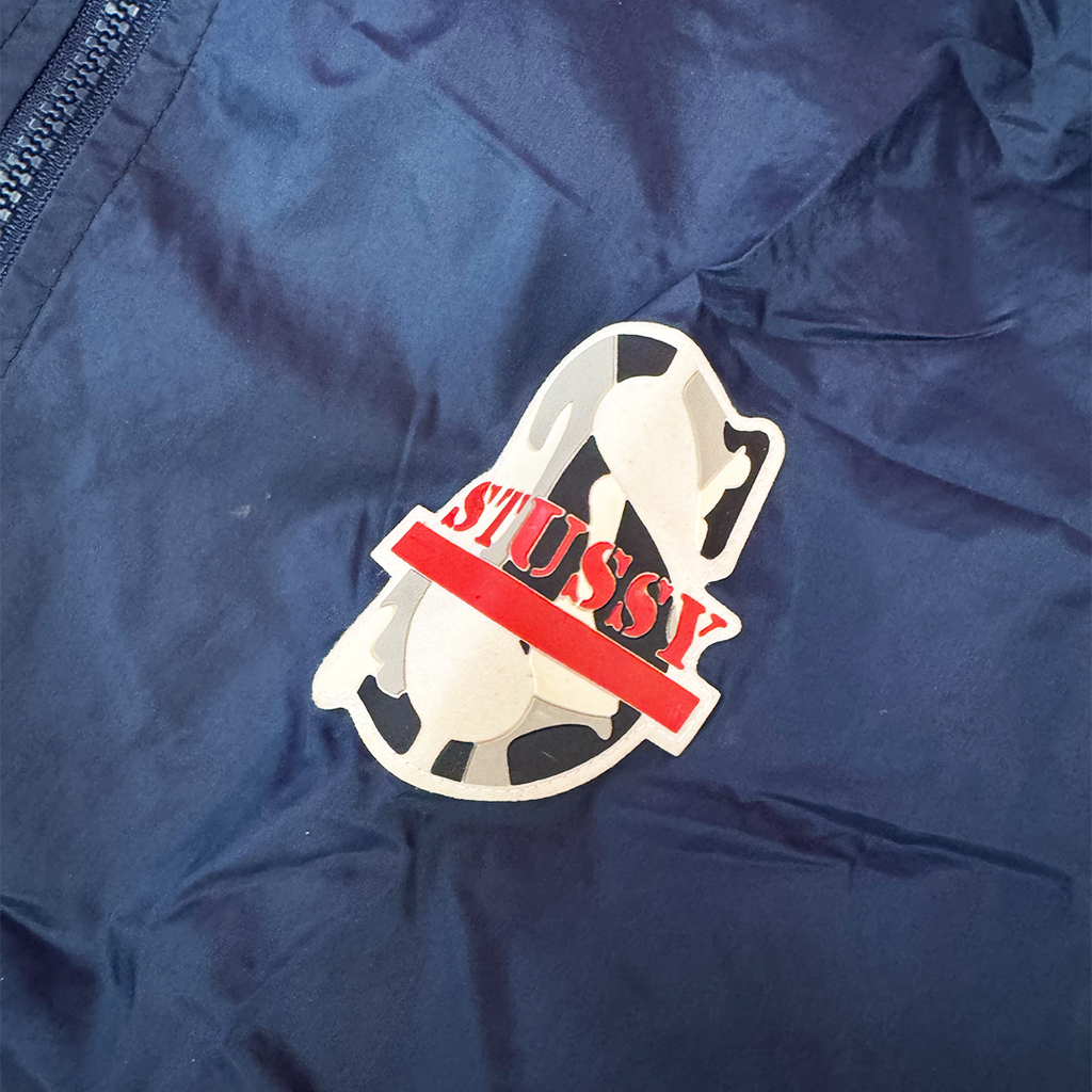 Stussy Vintage Made in USA Black Track Jacket (L)