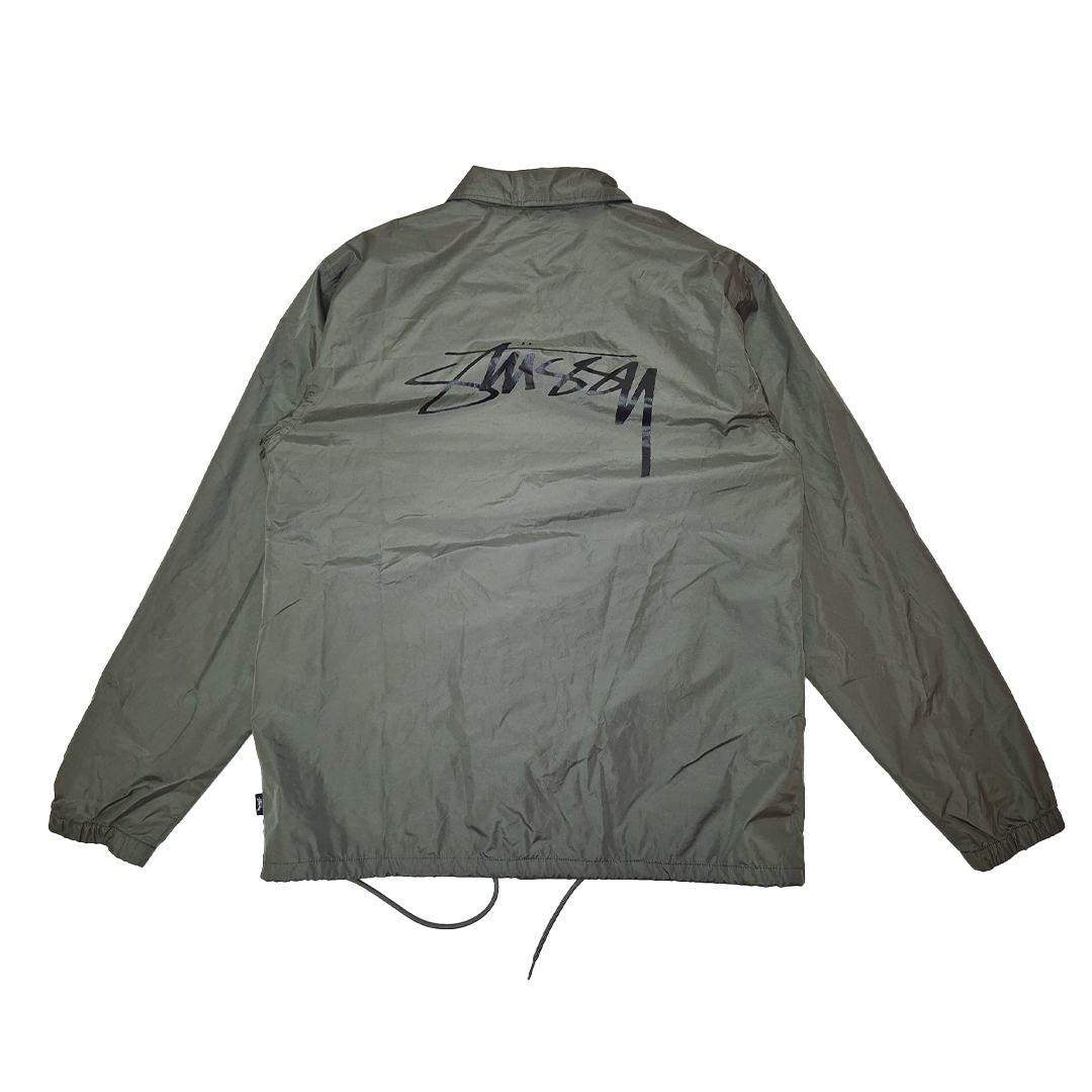 Stussy Green Coach Jacket (L)