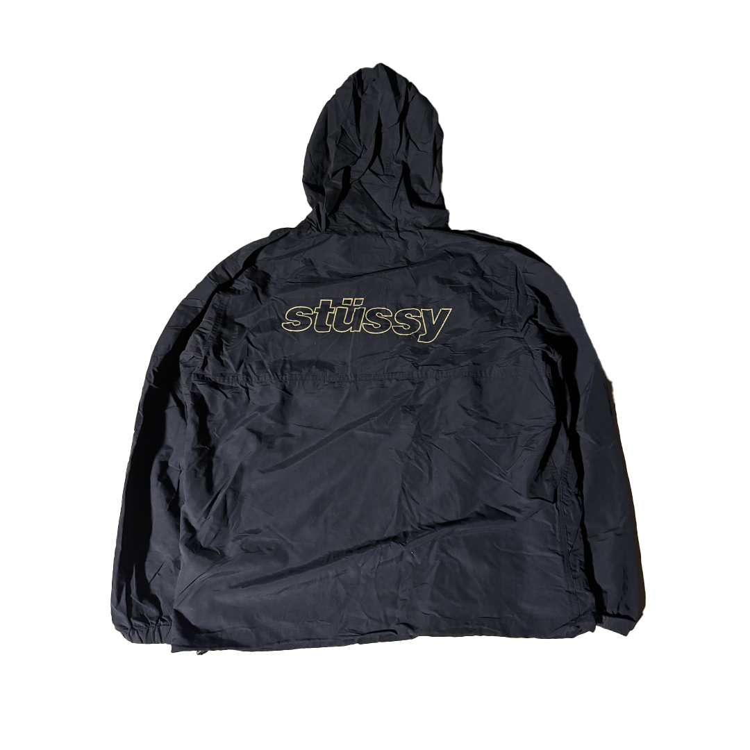 Stussy Black Nylon Jacket (XL)