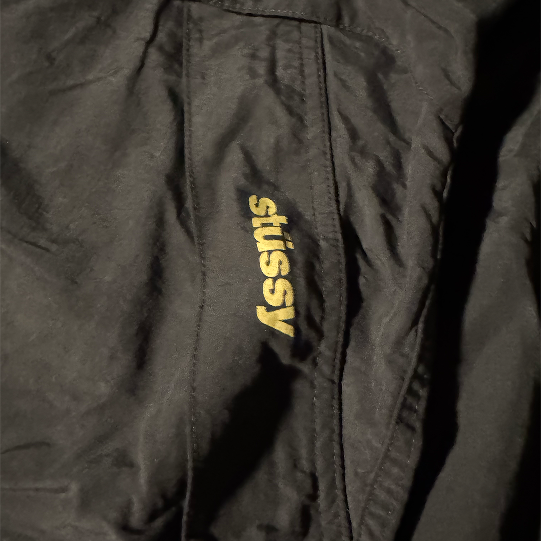 Stussy Black Nylon Jacket (XL)