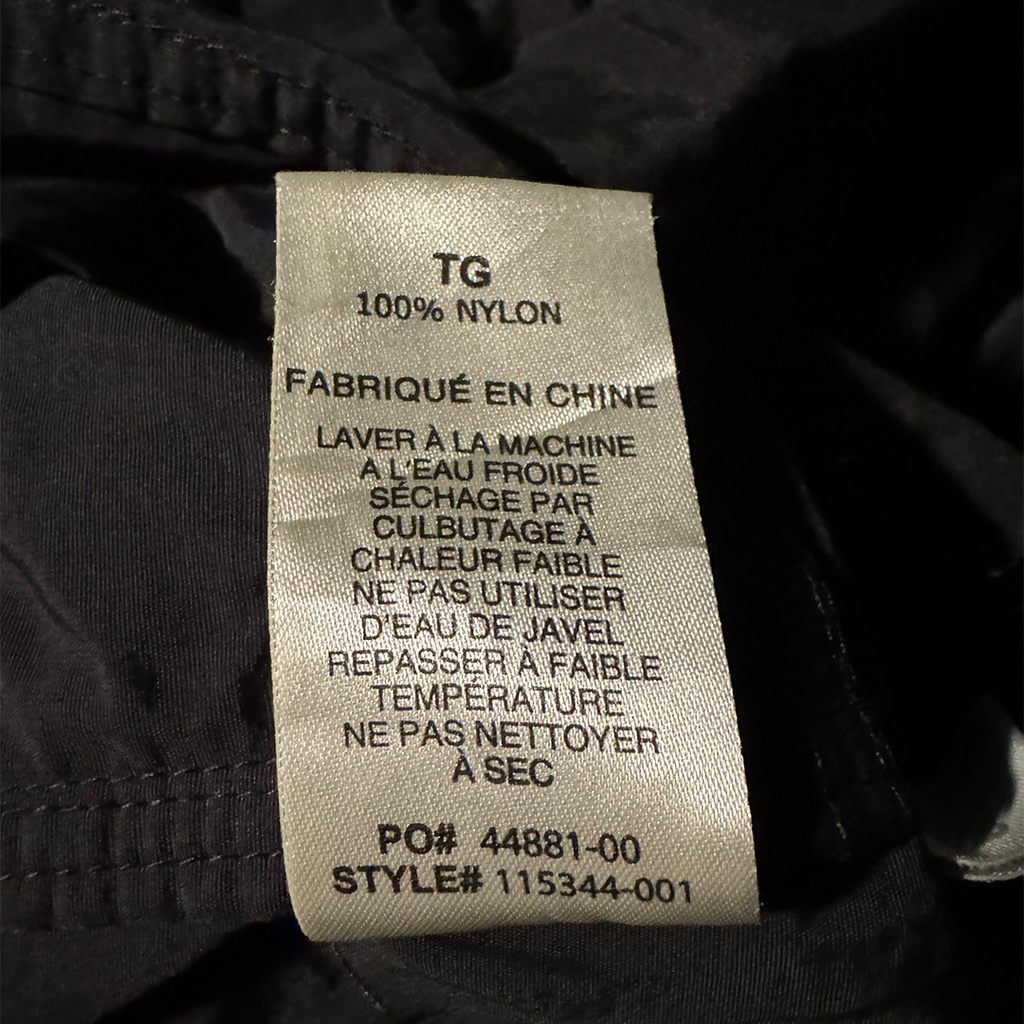 Stussy Black Nylon Jacket (XL)