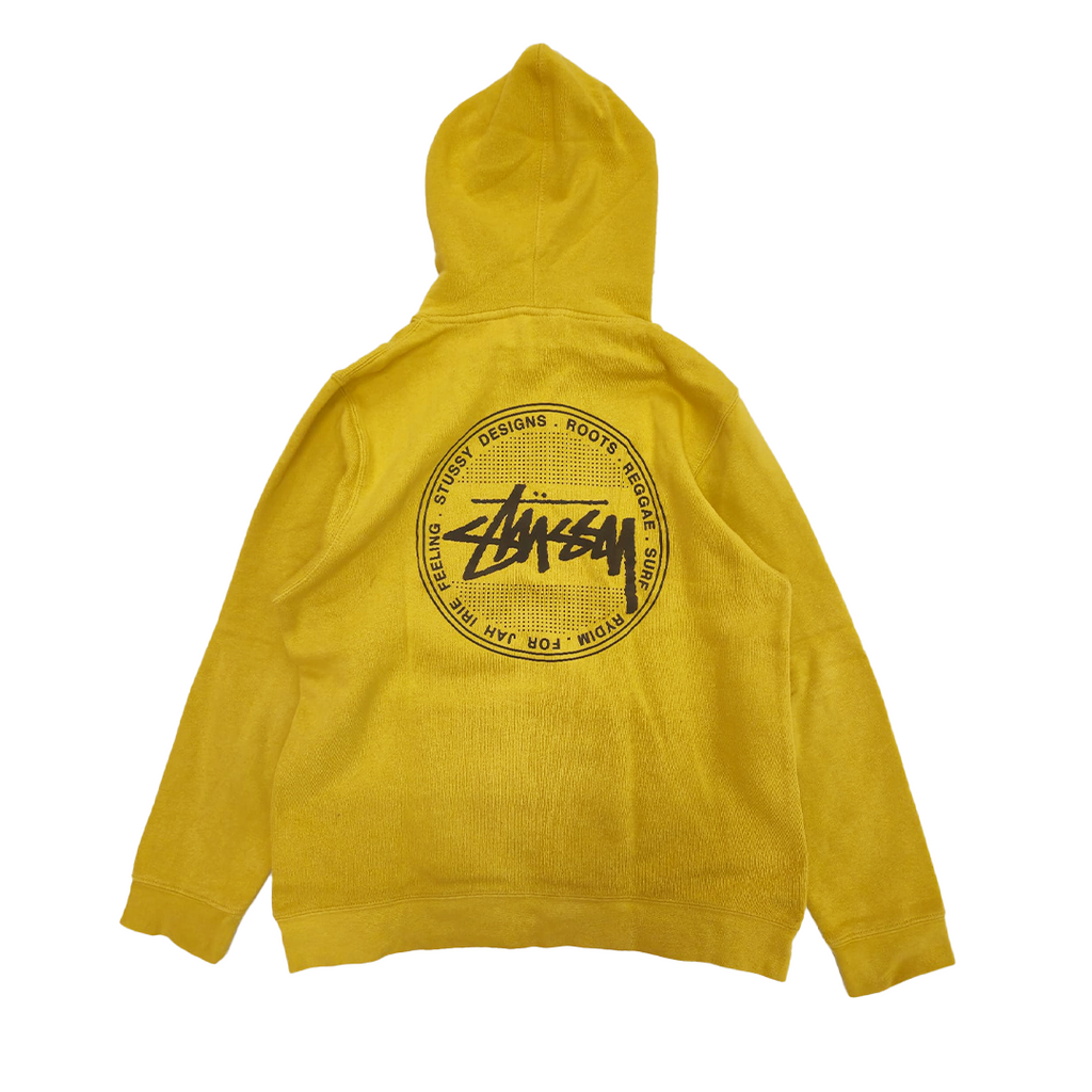 Stussy Roots Yellow Hoodie (M)