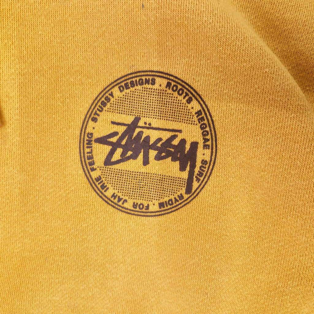 Stussy Roots Yellow Hoodie (M)