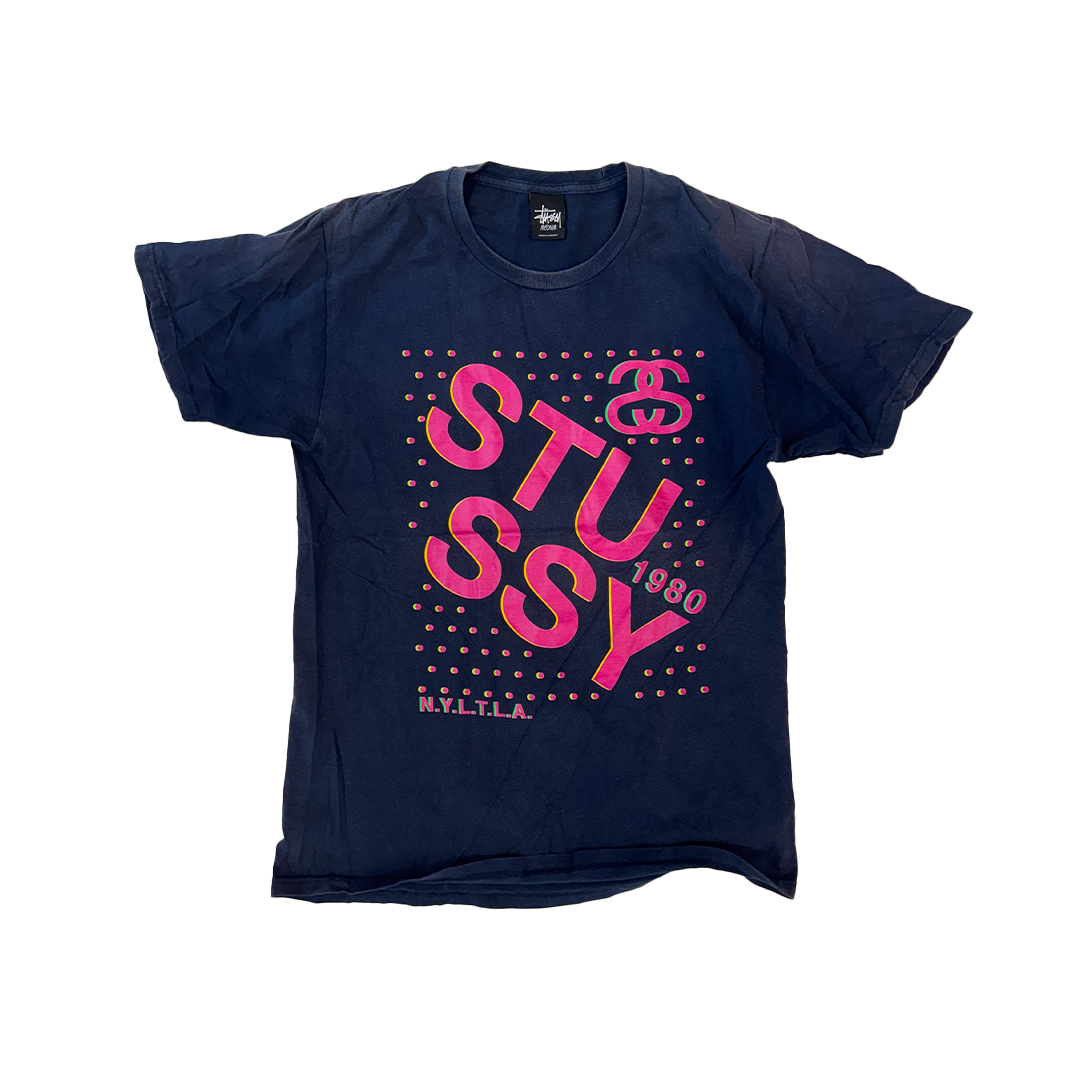 Stussy NYLTLA 1980 Navy Tee (M)