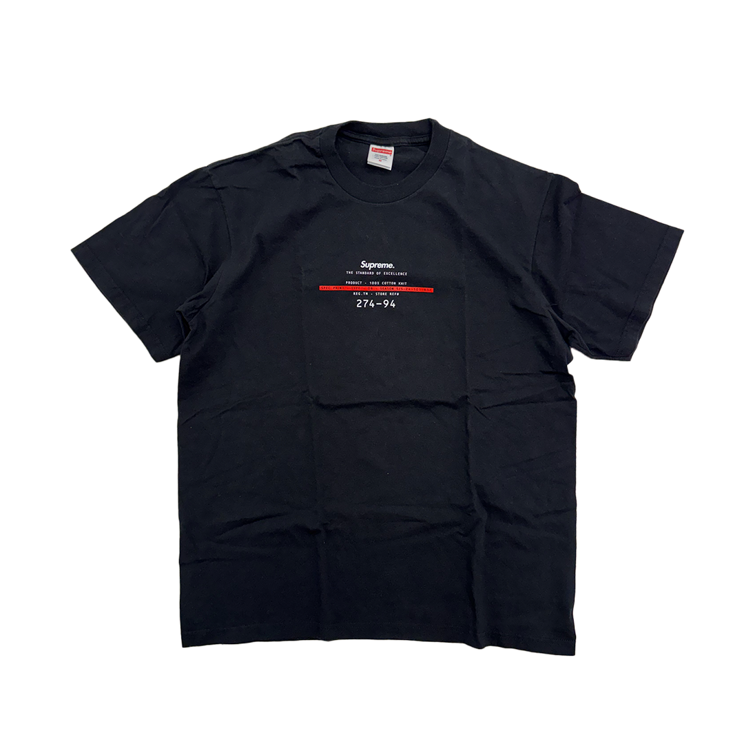 Supreme Standard Black Tee (M)