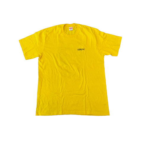 Supreme Black Cat Yellow Tee