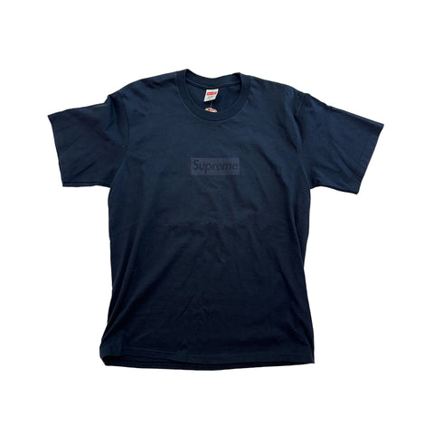 Supreme Box Logo Tonal Navy Tee (M)