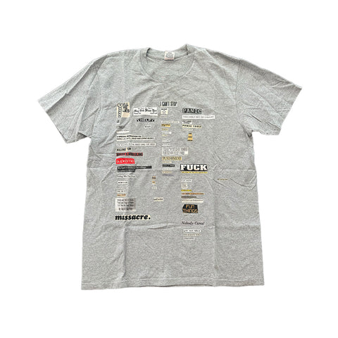 Supreme Cutouts Grey Tee