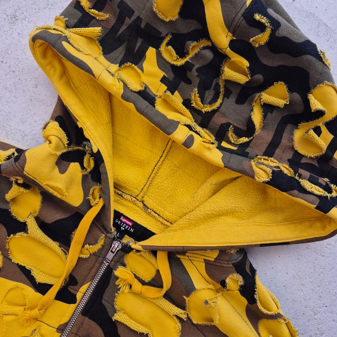 Supreme x Griffin Yellow Hoodie (L)