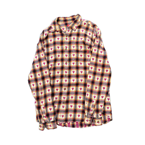 Supreme Heart Flannel Shirt