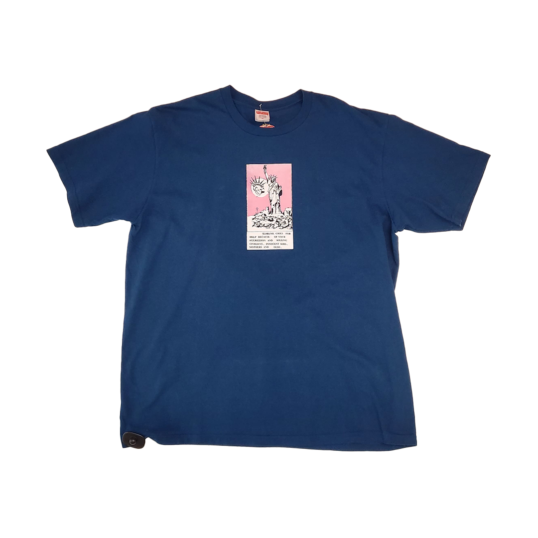 Supreme Liberty Indigo Bleu Tee (XL)