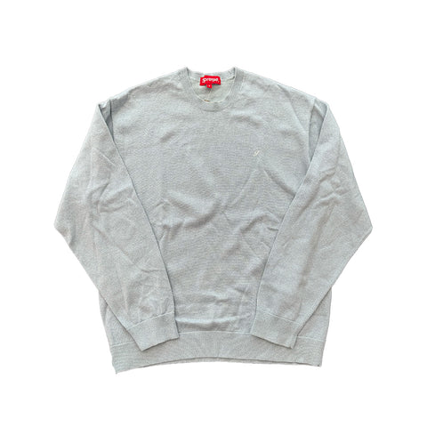 Supreme Metallic L/S Top Light Slate Sweater