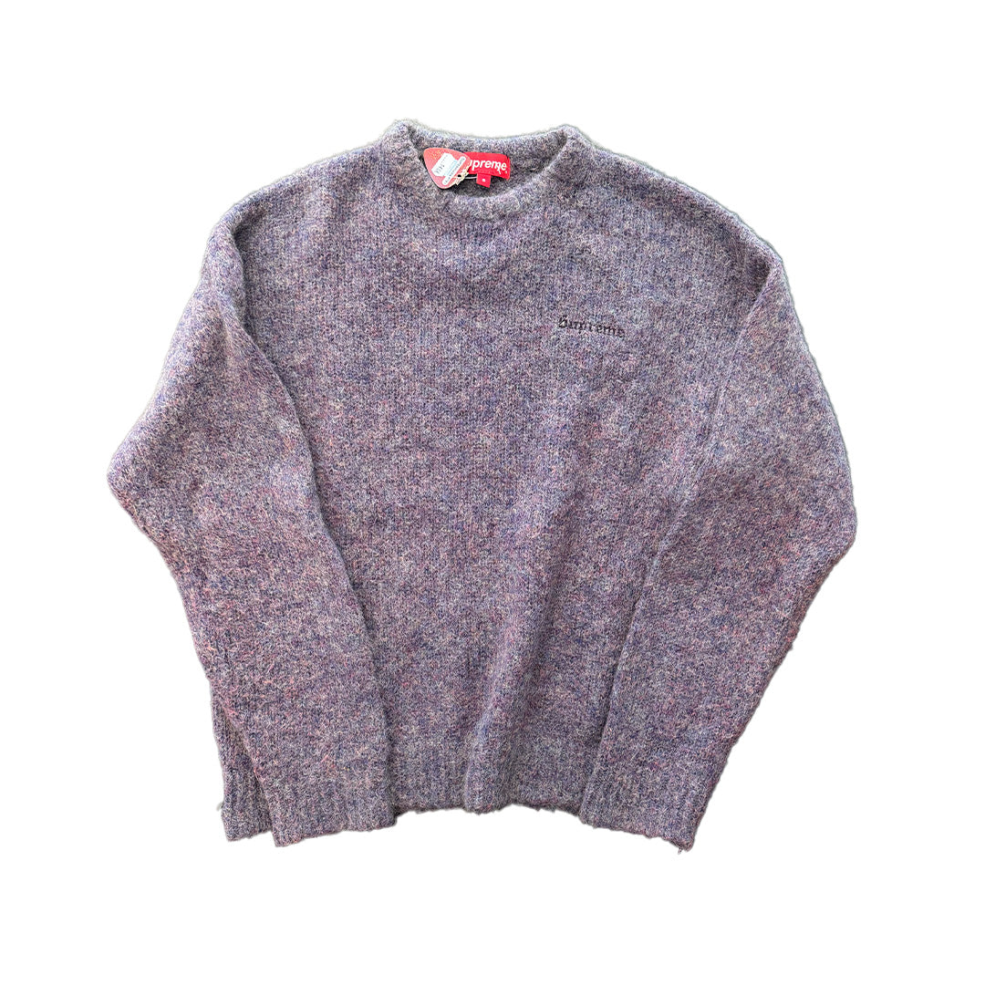 Supreme Mohair Purple Melange Sweater – SUPERMARKETT