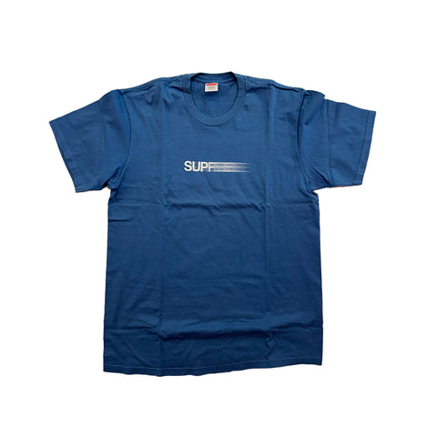 Supreme Motion Logo Blue Tee (L)