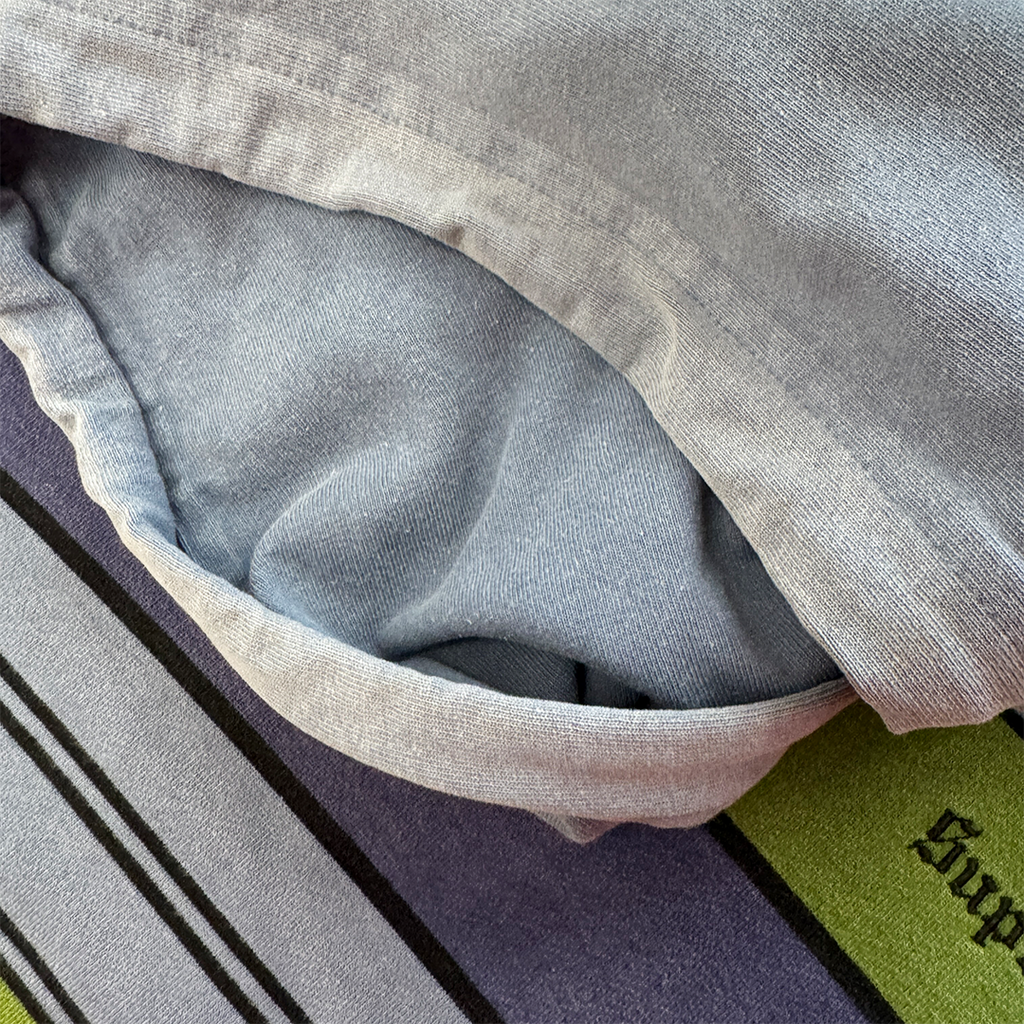 Supreme Purple and Green Striped Hoodie (L)