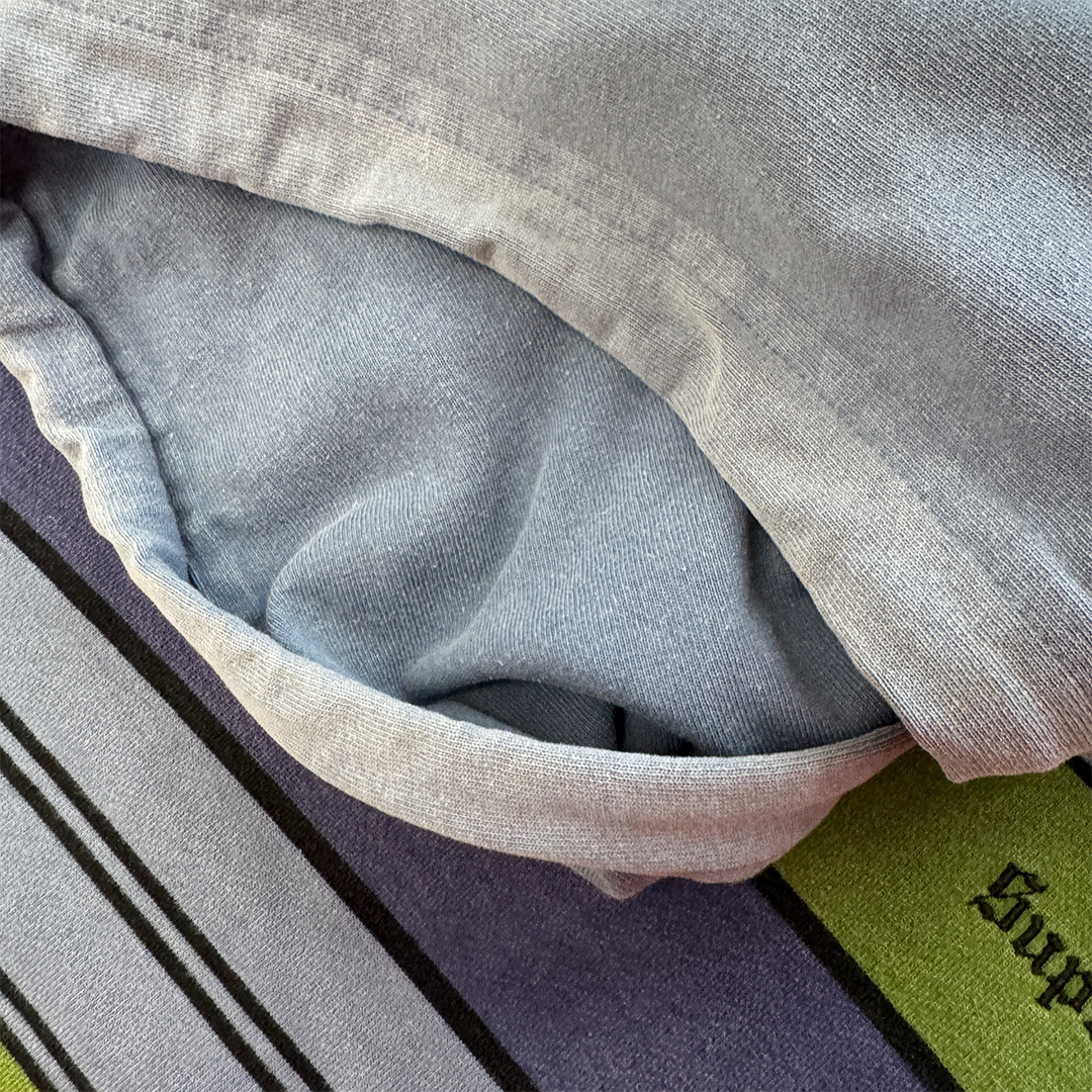 Supreme Purple and Green Striped Hoodie (L)